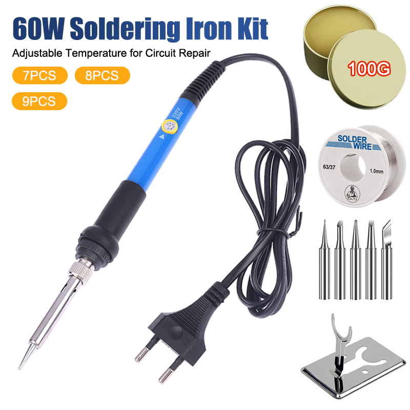 Electronics Repair Kit With Soldering Iron - Электрический паяльник с регулируемой температурой 220В