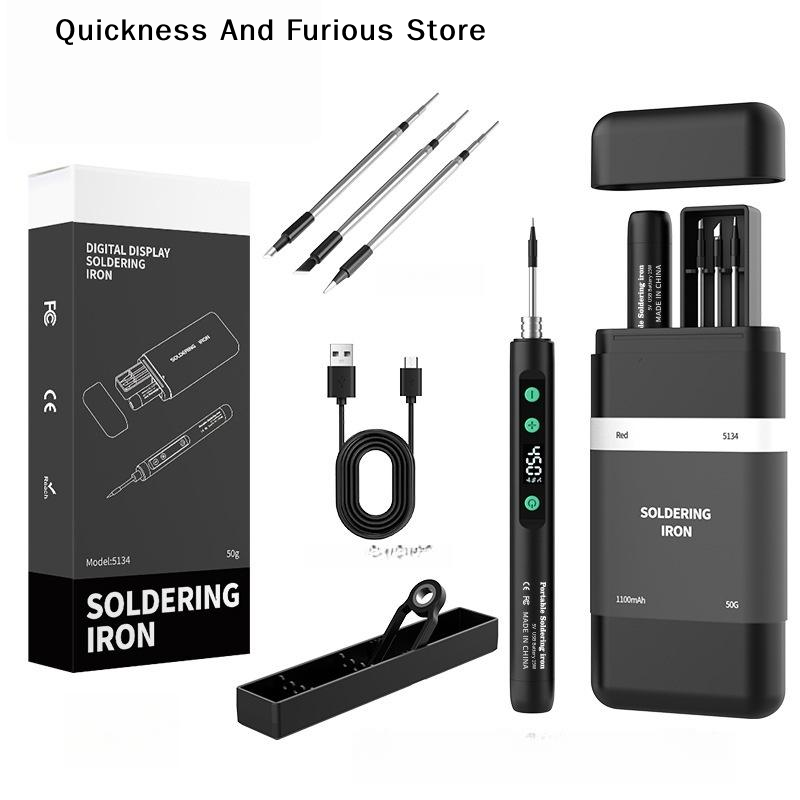 Electronics Repair Kit With Soldering Iron - Беспроводной паяльник с интеллектуальным контролем температуры,