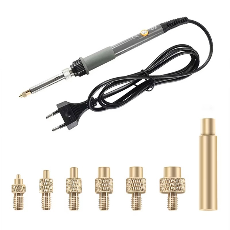 Electronics Repair Kit With Soldering Iron - Набор латунных резьбовых вставок (головок) M2-M8