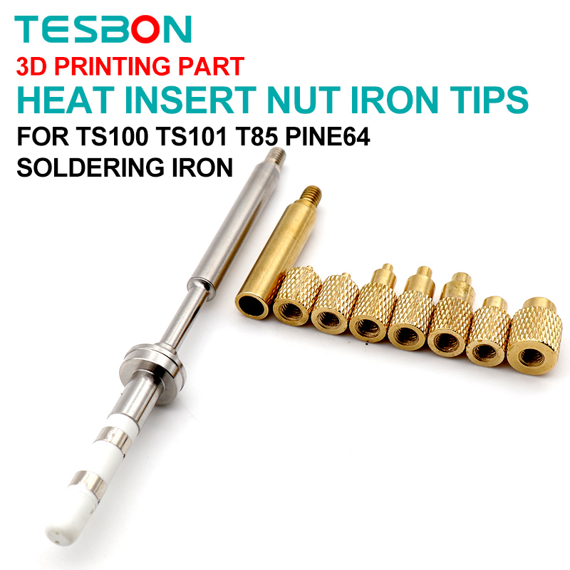 Electronics Repair Kit With Soldering Iron - PIne64 TS100 паяльная тепловая вставка, гайка,