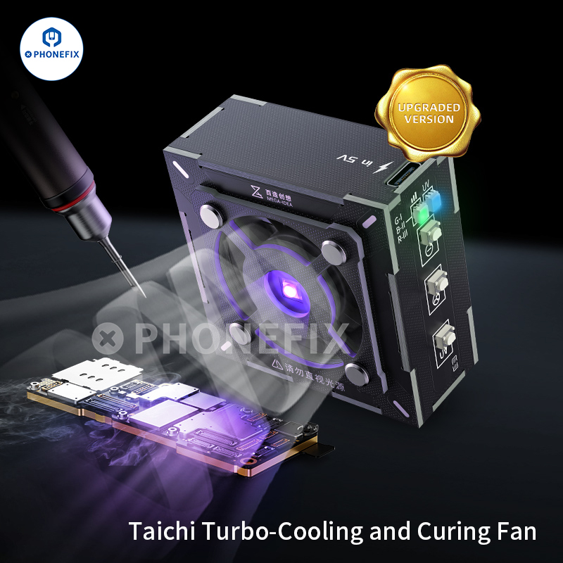 Electronics Repair Service - Qianli MEGA-IDEA турбоохлаждающий вентилятор для УФ-отверждения,