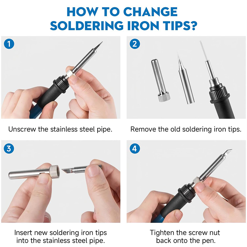 Электрический паяльник с регул – обзор и цена Electronics Repair Kit With Soldering Iron