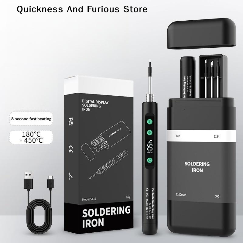Беспроводной паяльник с интелл – обзор и цена Electronics Repair Kit With Soldering Iron
