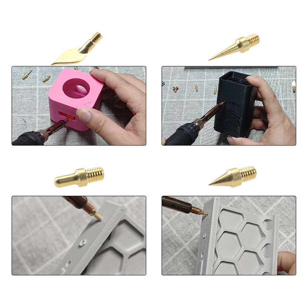 Нагревательная вставка, гайка, – обзор и цена Electronics Repair Kit With Soldering Iron