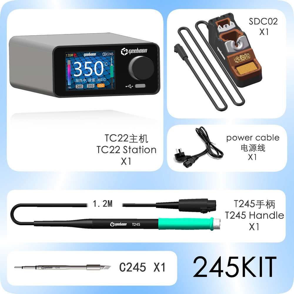 Комплект паяльной станции GEEB – обзор и цена Electronics Repair Kit With Soldering Iron