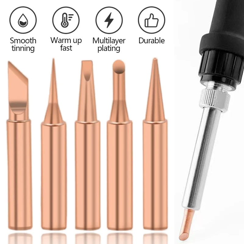 Набор из 5 медных паяльных жал – обзор и цена Electronics Repair Kit With Soldering Iron
