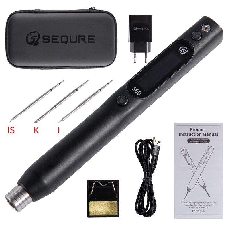 Портативный паяльник SEQURE S6 – обзор и цена Electronics Repair Kit With Soldering Iron