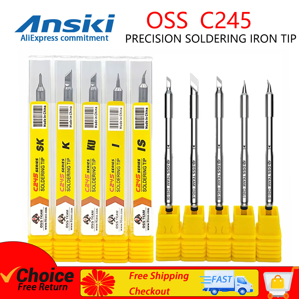 Наконечник для паяльника OSS C – обзор и цена Electronics Repair Kit With Soldering Iron