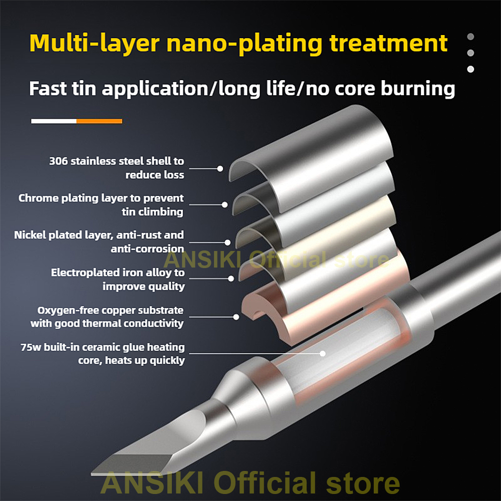 Наконечник для паяльника OSS C – обзор и цена Electronics Repair Kit With Soldering Iron