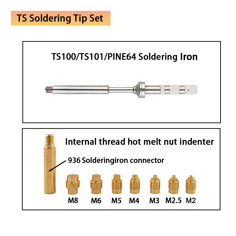 Набор термоплавких гаек TS/T65 – обзор и цена Electronics Repair Kit With Soldering Iron
